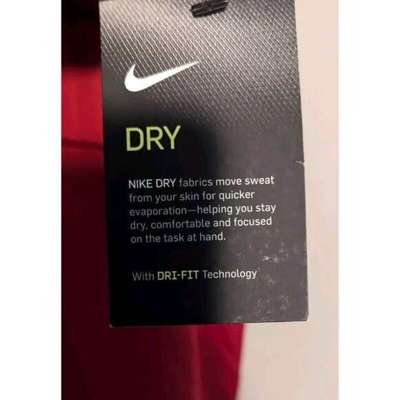 Nike Alabama Crimson Tide Football Men's Large Red Polo Short Sleeve Shirt NWT - Picture 7 of 7